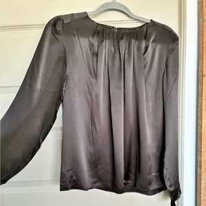 Banana Republic Black Satin Blouse